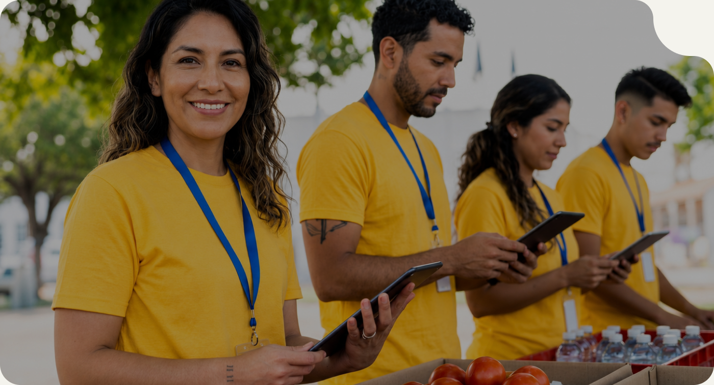 Voluntarios de LlegAyuda ayudando a la comunidad